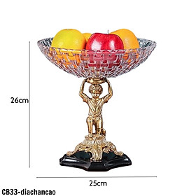 Mua Đĩa Đựng Hoa Quả Bằng Thủy Tinh Tạo Hình Chiếc Rổ Phong Cách Tân Cổ Điển Sang Trọng  Đẳng Cấp