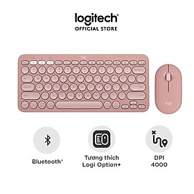 Bộ Bàn Phím Và Chuột Logitech PEBBLE 2 COMBO Bàn Phím Logitech K380s + Chuột Logitech M350s | Silent | Bluetooth - Hàng Chính Hãng