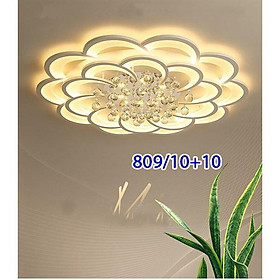 Mua Đèn ốp trần trang trí phòng ngủ phòng khách sảnh 3 chế độ ánh sáng kèm điều khiển từ xa