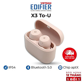 Mua Tai nghe Bluetooth 5.0 EDIFIER X3 To-U Âm thanh Stereo - Chống nước IP55 - Hàng chính hãng - Bảo hành 12 tháng 1 đổi 1