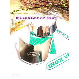 Combo Bộ ốp dè INOX xe SH MODE sản xuất năm 2020 đến 2023 + 1 tem logo Titan Honda giá 1 cặp tại xưởng INOX Vũ