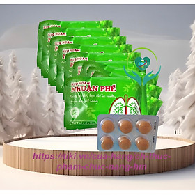 Combo 10 vỉ kẹo ngậm ho nhuận phế Kingphar, vỉ 6 viên