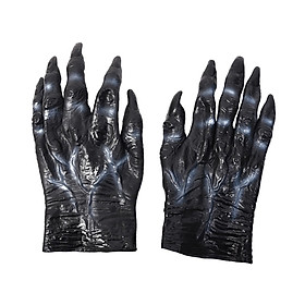 Halloween Werewolf Gloves Scary Party for Men Women Werewolf Hands Role Play