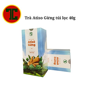 Trà Atiso Gừng túi lọc Tâm Châu hộp 40G