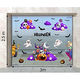 DECAL TRANG TRÍ HALLOWEEN 2023 COMBO SỐ 49