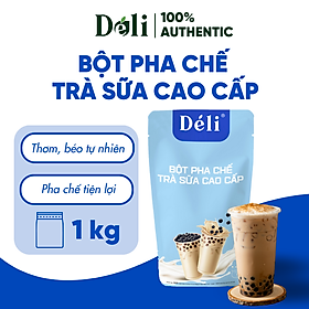 Hình ảnh Bột pha trà sữa cao cấp Déli - 1kg - thơm, béo tự nhiên - chuyên dùng pha chế trà sữa