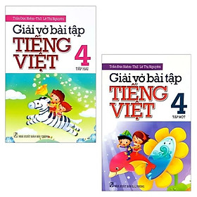 Combo giải vở bài tập tiếng việt 4: tập 1 và 2