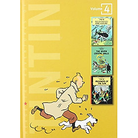 Adventures of Tintin 4 Complete Adventures in 1 Volume: WITH The Seven Crystal Balls AND Prisoners of the Sun: Red Rackham's Treasure