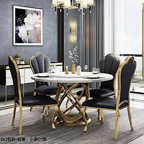 Mua Bàn Ăn Mặt Đá Nhập Khẩu Juno Sofa HHP-BA8001-13 Cao cấp