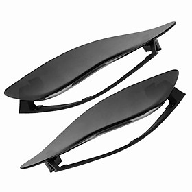 2x Side Air Deflectors Windshield Fit for Harley Touring 2014-2019