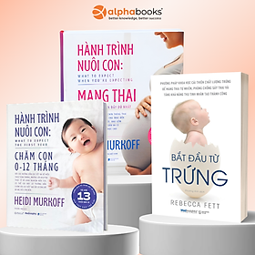 Combo: Bắt Đầu Từ Trứng + Hành Trình Nuôi Con: Mang Thai + Hành Trình Nuôi Con: Chăm Con 0 -12 Tháng - Alpha Books
