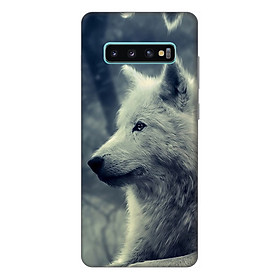 Ốp lưng điện thoại Samsung S10 Plus hình Chó Sói Mẫu 1