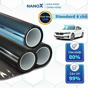 Phim cách nhiệt ô tô 4 chỗ gói giá rẻ NanoX