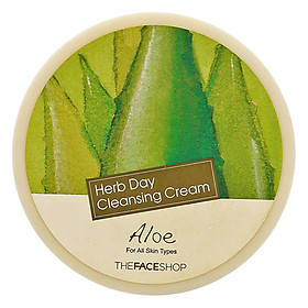 Kem Tẩy Trang The Face Shop Herb Day 365 Cleansing Cream Aloe 30400110 (150ml)