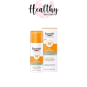Gel chống nắng cho da dầu mụn Eucerin Sun Dry Touch Acne Oil Control Gel-cream SPF50 50ml Nhập khẩu