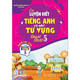 Sách - Em Luyện Viết Tiếng Anh Và Nhớ Từ Vựng Smart Star 5 - Bám Sát SGK I-Learn Smart Start 5 - Hồng Ân