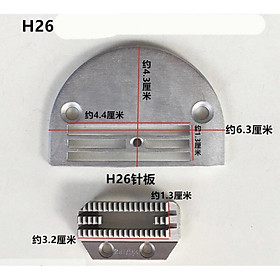 Bộ răng cưa mặt nguyệt may hàng dày sử dụng cho máy may 1 kim công nghiệp H26
