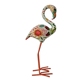 Flamingo Garden Statue Birds Sculptures Home Resin Figurines for Yard Window