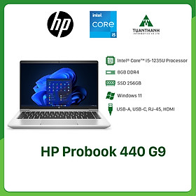 Mua Máy tính xách tay - Laptop HP Probook 440 G9 6M0X2PA | 8GB | 256GB SSD | 14 FHD | FingerPrint | Windows 11 | Silver - Hàng Chính Hãng