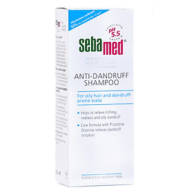 Dầu Gội hỗ trợ Trị Gàu pH5.5 Sebamed Anti-Dandruff Shampoo SSS03C (200ml)