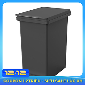 Thùng rác nhựa Fitis Compact PPS1-906 - xám - 10L