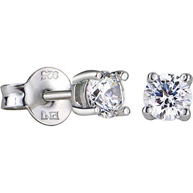Bông tai bạc đính đá PNJSilver XM00K000120-BO