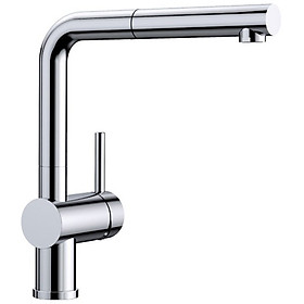 Vòi Bếp Blanco Blancolinus-S Xám Inox - Hàng Chính Hãng