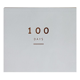 Sổ Kế Hoạch 100 Ngày - 100 Days Planner Pad (15.5 x 14 x 1 cm) - Trắng