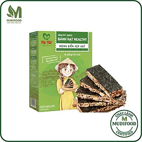 Bánh Rong Biển Kẹp Hạt Mẹ Mít Hộp 200g - Thực Phẩm Bổ Sung Dinh Dưỡng Người Ăn Chay, Thể Thao, Giảm Cân, Người Tiểu Đường, Healthy, Eatclean