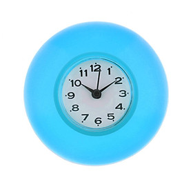 Mini Waterproof Kitchen Bathroom Bath Shower Clock With Large Suction Cup, Multi Colors