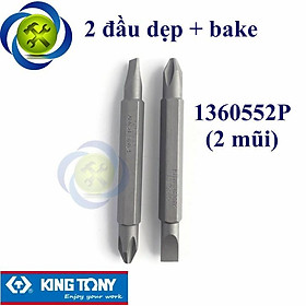 Mua Mũi vít hai đầu dẹp + bake Kingtony 1360552P dài 60mm (2 mũi)