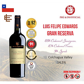 Rượu Vang Đỏ Chile Luis Felipe Edwards Gran Reserva Cabernet Sauvignon