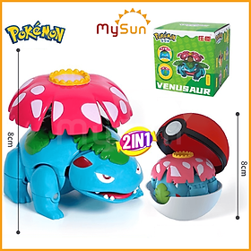 Mô hình bóng POKEMON đồ chơi: Pinkachu huyền thoại mini bằng nhựa ABS - MySun