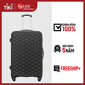 Vali Kéo Lug Aber S20S24S28 MHL029 Nhựa ABS Hạn Chế Trầy Xước, Khóa Số Bảo Mật An Toàn - 28 inch -  Black