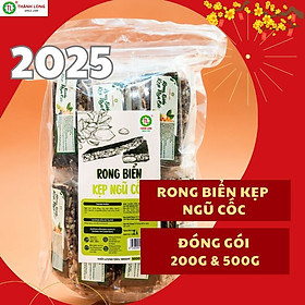 Bánh Rong Biển Kẹp Hạt Dinh Dưỡng Bánh Ăn Kiêng Thành Long Đồ Ăn Vặt Túi 200g/500g - 100G
