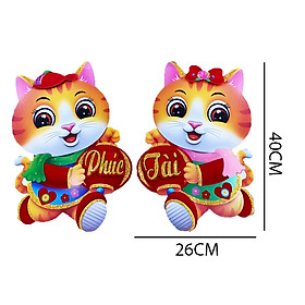Mua Combo 2 Hình Giấy Cọp Dần Hổ Dán Treo Trang Trí Tết Năm Mới Vạn Sự Như Ý