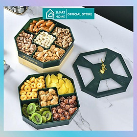 Mua Hộp Đựng Mứt Khay Đựng Bánh Kẹo Tết 3 Tầng Xanh Vàng Cao Cấp  Đẹp Sang Chảnh - MẪU MỚI NHẤT- Hàng Loại 1