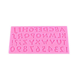 PEONY Jelly Number Letter Silicone Mold Fondant Cake Decoration Tool Cake Mould Bakeware Happy Birthday Chocolate Baking Candy Molds