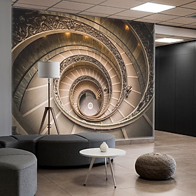 Mua Tranh dán tường 3d hình xoắn ốc phù hợp trang trí mọi không gian
