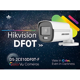 Mua Camera analog TVI colorvu  ngoài trời  có màu ban đêm 2MP HIKVISION DS-2CE10DF0T-F DS-2CE12DF0T-F ( Hàng chính hãng)