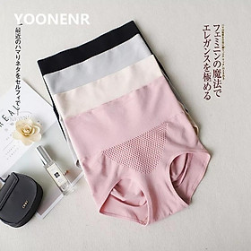 COMBO 4 Quần lót nữ kháng khuẩn cạp cao gen bụng xuất Nhật - Mỗi quần 1 túi zip lịch sự, FLQ03