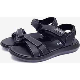 Giày Sandal Si PU Nam Biti's DPM027400DEN - Đen