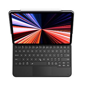 Bao da bàn phím wiwu magic keyboard dành cho ipad, ốp lưng hít nam châm kèm bàn phím - hàng chính hãng