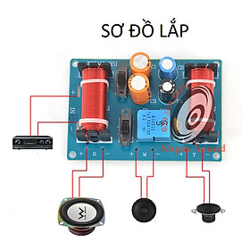 Mua MẠCH PHÂN TẦN 3 ĐƯỜNG TIẾNG WEAH351 - CHỈNH ĐƯỢC ÂM BASS VÀ MID - PHÂN TẦN 3 LOA ĐA NĂNG