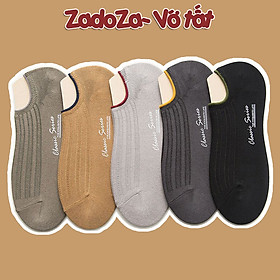 Bộ 5 tất nam cổ ngắn đi giày thể thao thoáng không hôi chân MM11