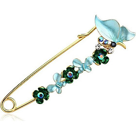 Cài áo bướm xinh đính đá lấp lánh BHC1