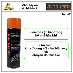 Bình xịt tẩy rửa 470ml Truper KC-470