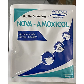 AMOXICOL 100g - ĐẶC TR.Ị VIÊM PHỔI CẤP TÍNH, TIÊU CHẢY