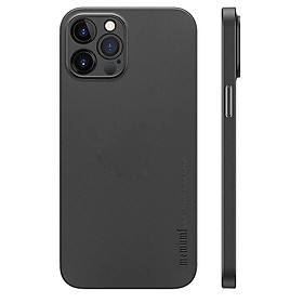 Ốp lưng nhám cho iPhone 12 Pro Max (6.7 inch) siêu mỏng 0.3mm hiệu Memumi ( có gờ bảo vệ camera, chống trầy, chống bụi) - Hàng nhập khẩu