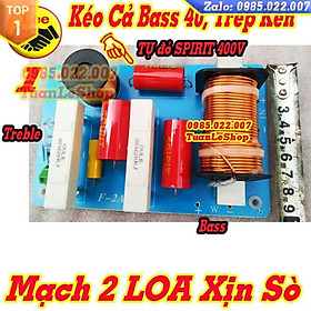 MẠCH 2 LOA XỊN SÒ F2A- 1 BASS 1 TREBLE - GIÁ 01 MACH LOA F 2A